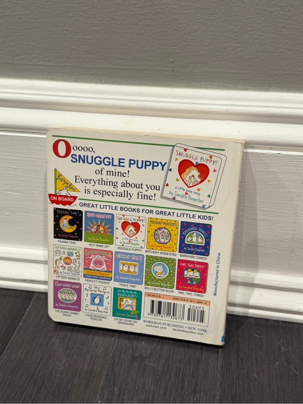 Sandra Boynton Snuggle Puppy! A Little Love Song Board Book Reading Kids - Picture 2 of 4